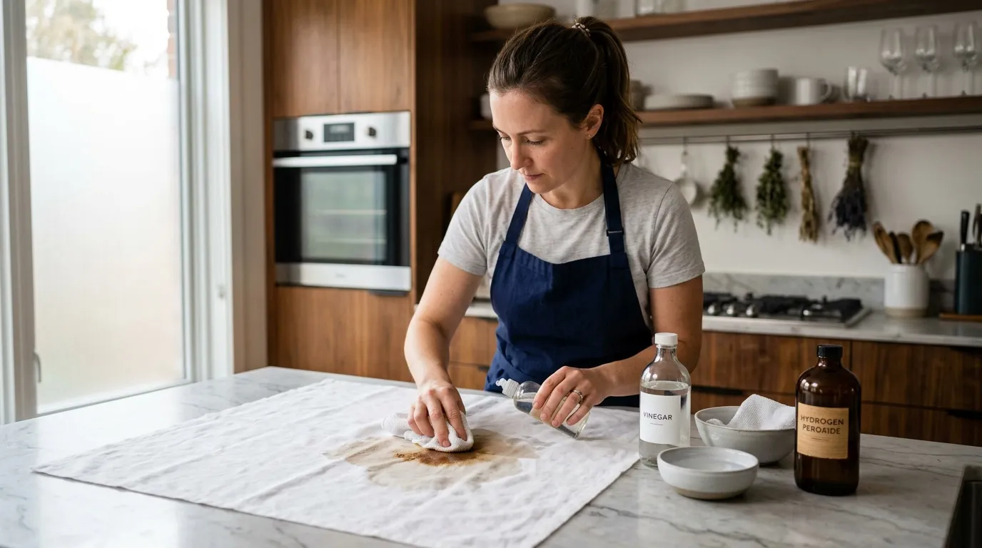 Enlever tache café sur tapis blanc : nos solutions